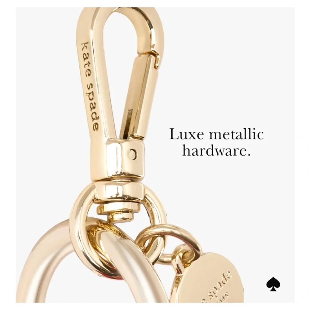 Kate Spade Red Heart Keychain, AirTag Charm - New